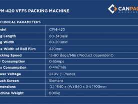 420 VFFS Packing Machine - picture0' - Click to enlarge