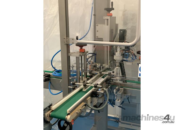 caption Near-new Low Hours: Unilogo Robotics Z2 pick & place Capping Machine