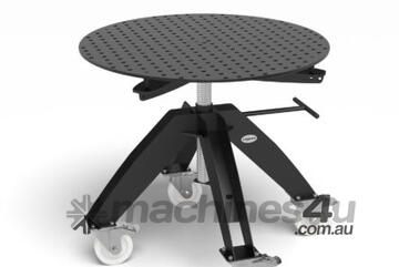 Rotating table height adjustable portable incl. Perforated plate