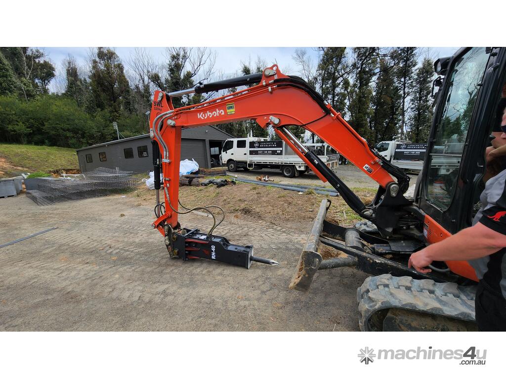New roo attachments Excavator Hammer Rock Breaker 2 5 4Ton Kubota