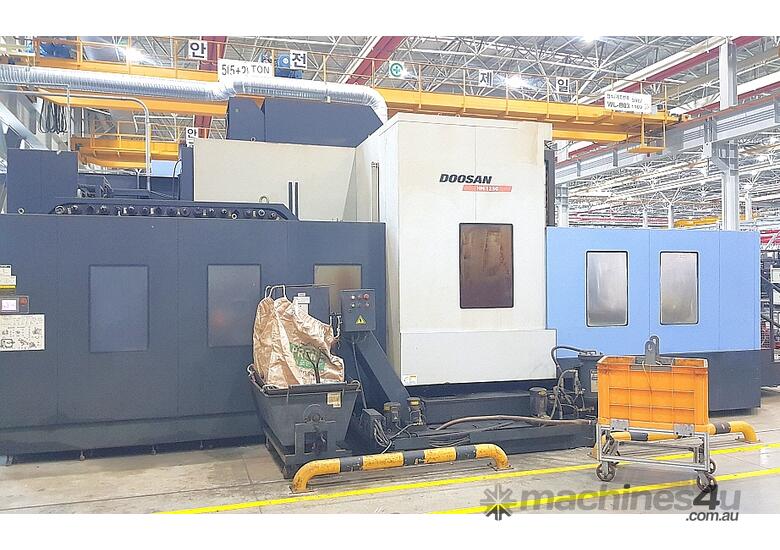 Used 2013 doosan 2013 Doosan HM1250 Twin Pallet Horizontal Machining