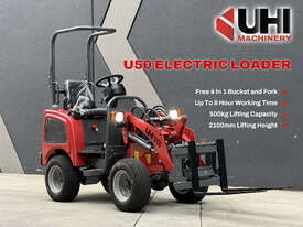 2023 UHI 500kg Rated Load Eco Friendly U50 Electric Wheel Loader - picture0' - Click to enlarge