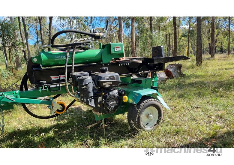 caption The Old Talgai 50 Tonne Petrol Powered Log Splitter – Buyer’s Choice Award Winner!
