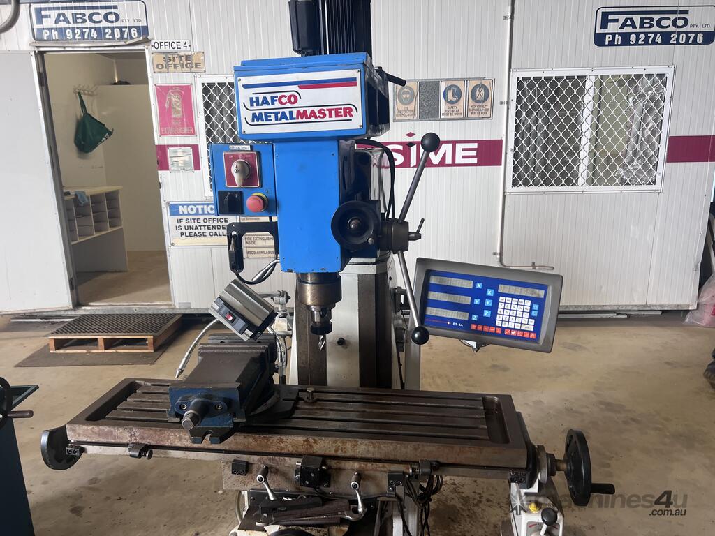 Used hafco metalmaster Milling Machine Vertical Mills in , Listed on