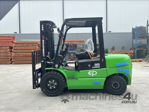 EP ICE351 – 3.5T Electric Power Forklift With Lithium Battery & Flexible Charging