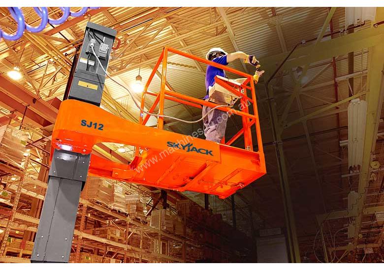caption Skyjack SJ 12 Vertical Mast Lift