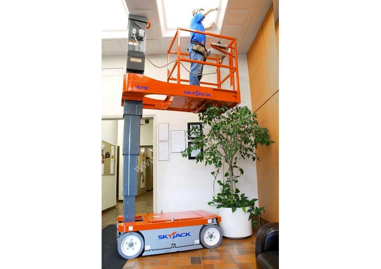 caption Skyjack SJ 12 Vertical Mast Lift