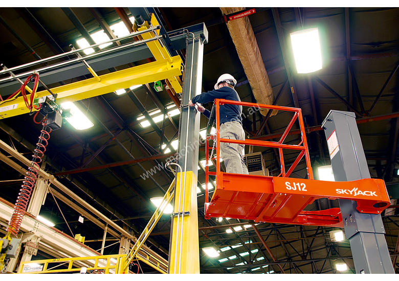 caption Skyjack SJ 12 Vertical Mast Lift