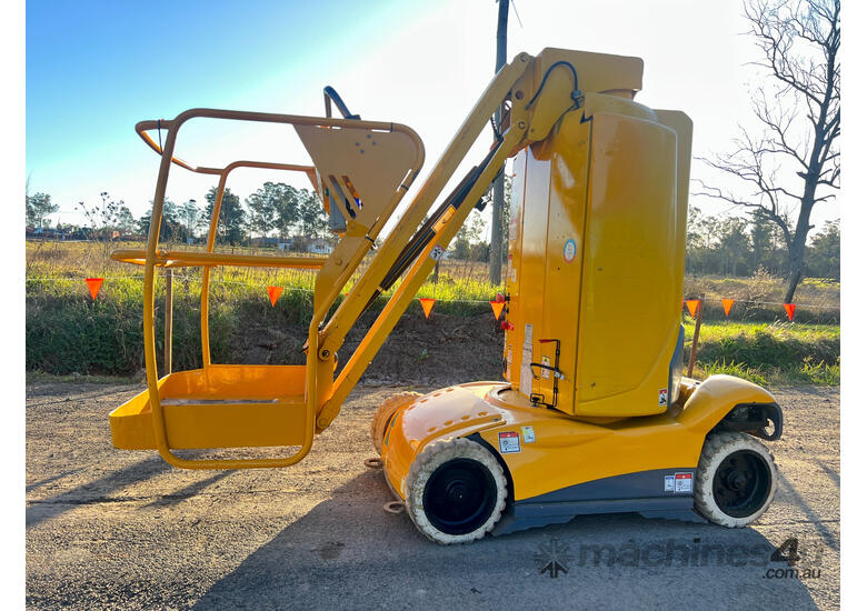 caption Haulotte STAR 10 Boom Lift Access & Height Safety