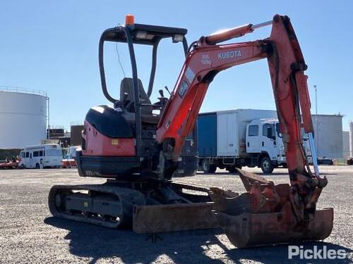 Kubota U25-3 Excavator (Rubber Tracked)