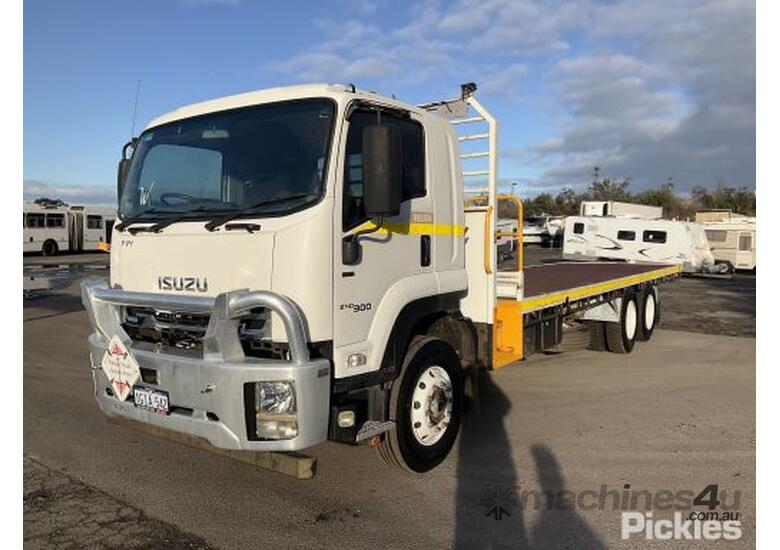 Buy Used 2017 Isuzu 2017 Isuzu FVZ 240300 Table Top Tray Truck in