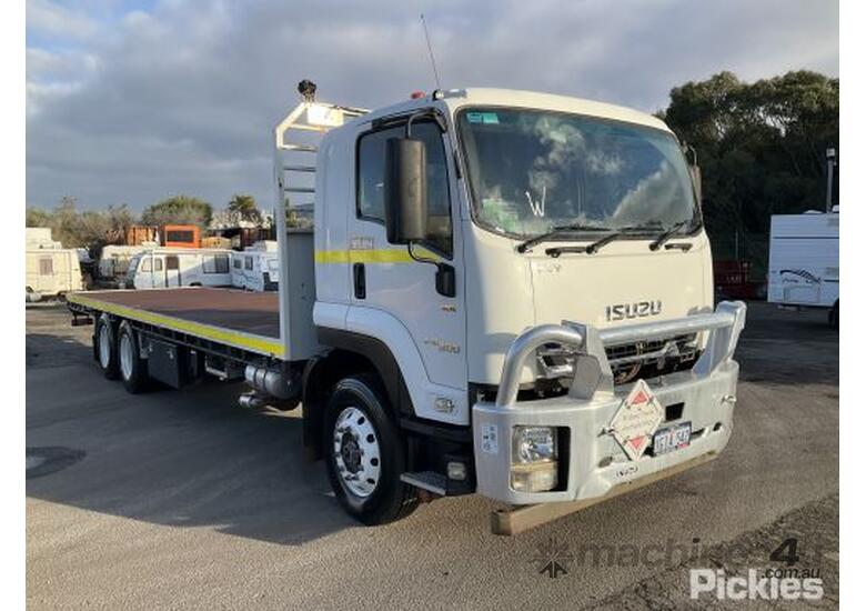 Buy Used 2017 Isuzu 2017 Isuzu FVZ 240300 Table Top Tray Truck in