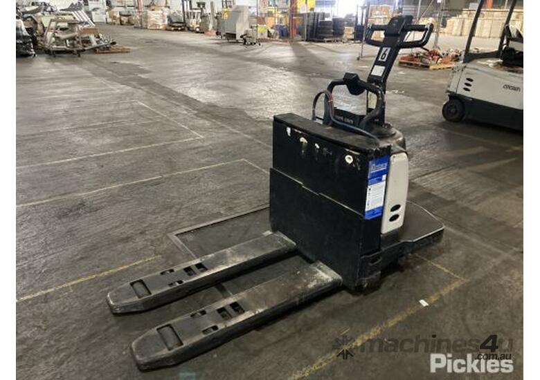 Used Crown Crown PE450060 Walk Behind Electric Pallet Jack Powered