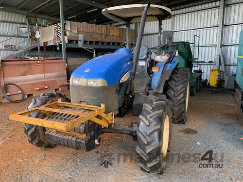 2009 New Holland TD70D 68 HP Front Wheel Assist Farm Tractor