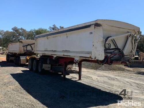 2011 Kennedy Trailer Tri Axle Side Tipper Combination