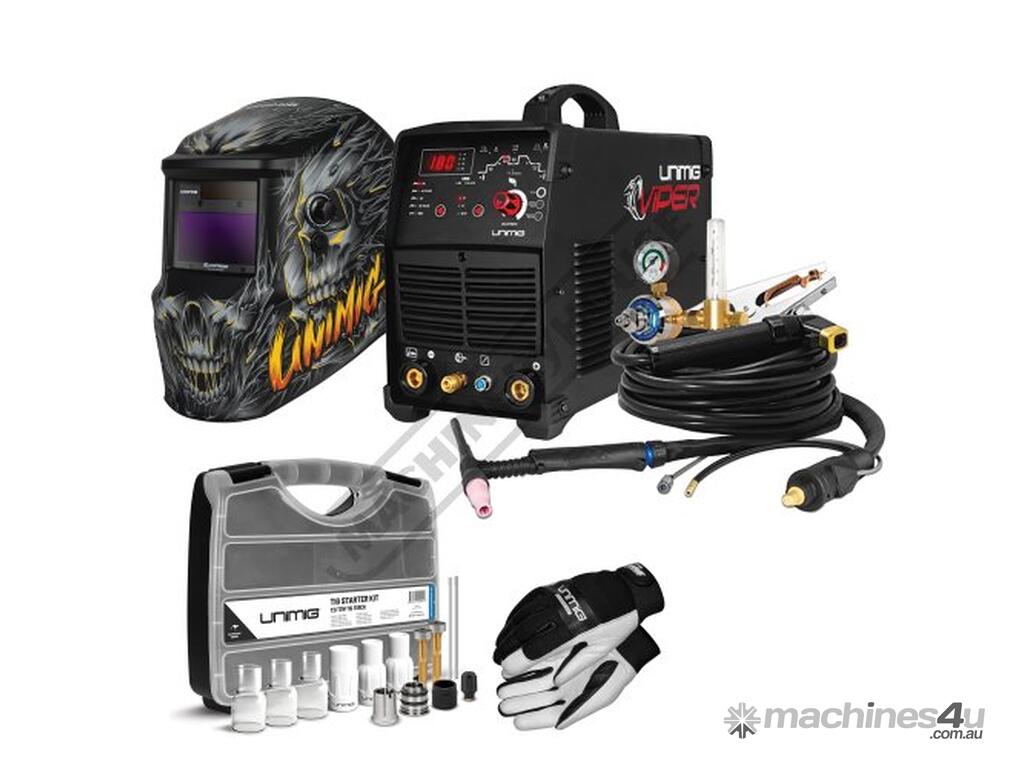 New UNIMIG WELDERS VIPER 180 AC DC TIG Welder Package Deal 5180 Amps