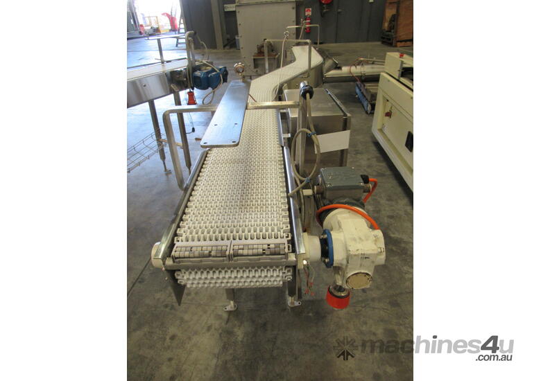 Plastic Intralox Belt Conveyor, 3100mm L x 250mm W