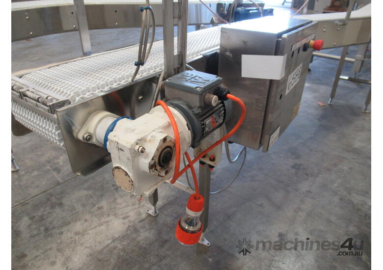 Plastic Intralox Belt Conveyor, 3100mm L x 250mm W