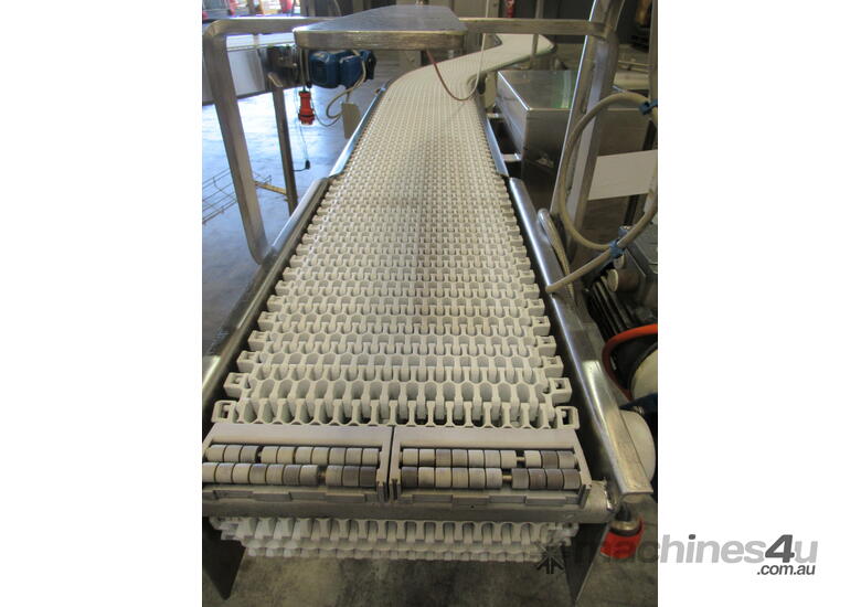 Plastic Intralox Belt Conveyor, 3100mm L x 250mm W