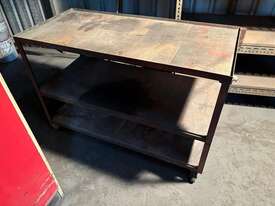 Mobile Steel Frame Workbench  - picture0' - Click to enlarge