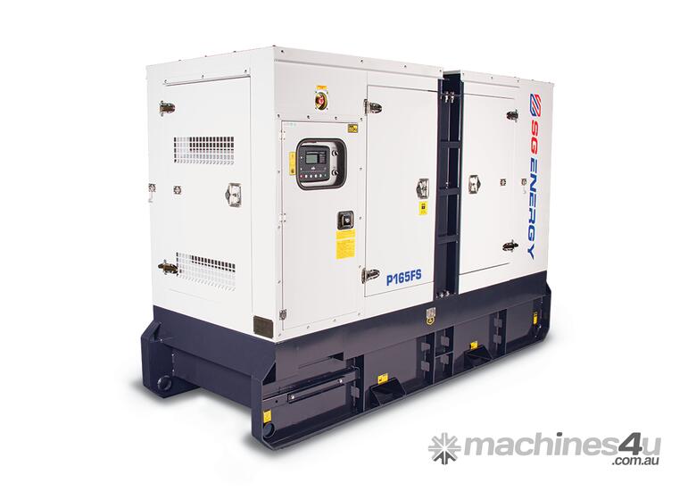 caption SG ENERGY – FPT 165 kVA Rental Specification Three Phase Generator