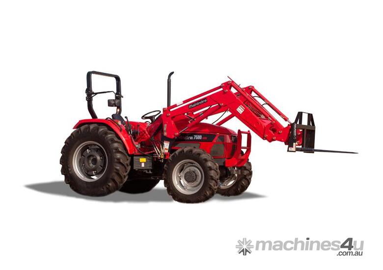 caption Mahindra 7590 4WD Tractor