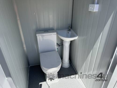 Unused Double Toilet Block - Style 2