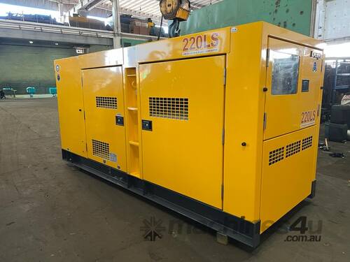 200 KVA Denyo Isuzu Super Silent Diesel Generator (Matching Pair) Late Model -  Low Hours 