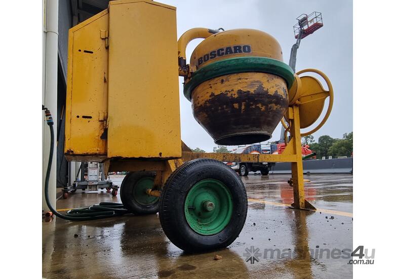 caption Boscaro 250Lt Petrol Cement Mixer - SOLD PENDING