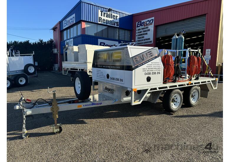 3.5T, 2.1m x 4m Welders Flattop - Specialsed Trailers for Welders. 