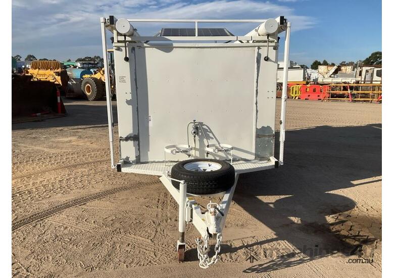 caption 2020 Miegel Bros T136 BBQ Enclosed Trailer Mounted BBQ