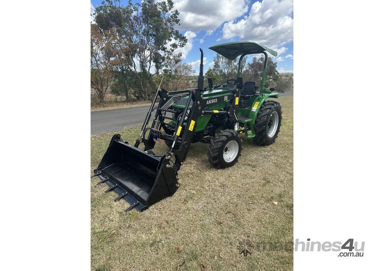 AgKing - 50HP Tractor ROPS 4WD AK504 with FEL & 4in1 Bucket