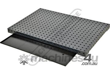 WT16-1208T 800 x 1200mm M16 Pro Series Welding Table Top with Pull-out Tray 1200 x 800 x 65mm (LxWxH