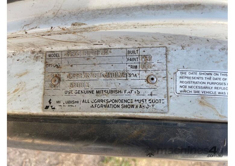 caption 2001 Mitsubishi Canter Cab Chassis