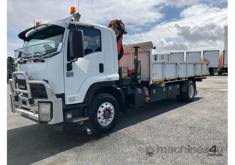 caption 2015 Isuzu FVR 1000 Crane Tipper