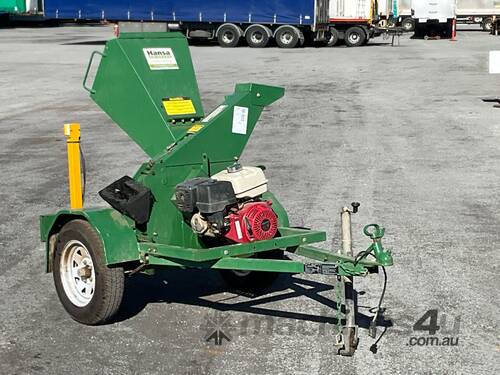 caption 2013 Hansa C13 Trailer Mounted Chipper