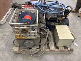 1 X Pallet of Air Compressors, Heater & General Goods - picture0' - Click to enlarge