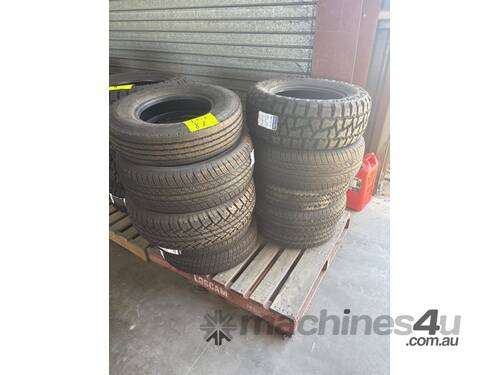 caption Quantity of Assorted Brand Tyres - Mackay