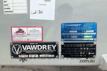 2019 Vawdrey VBS30D Tri Axle Flat Top Curtainside B Trailer