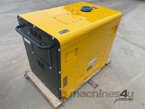 Unused 6kW Silenced Diesel Engine Generator