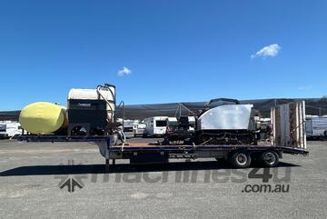 1980 Freighter Tandem Axle Drop Deck Trailer