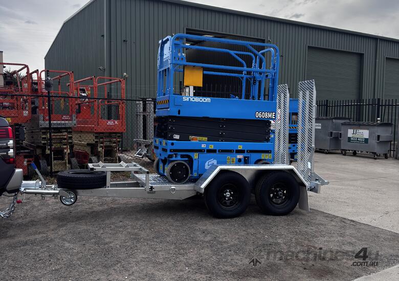Electric Scissor Lift and Trailer Package image 2