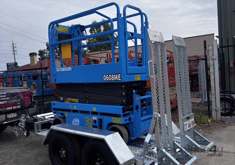 Electric Scissor Lift and Trailer Package image 3