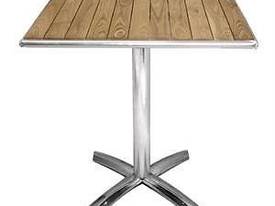 Cafe Table GK991- Bolero Ash Flip Top 600mm Square - picture0' - Click to enlarge
