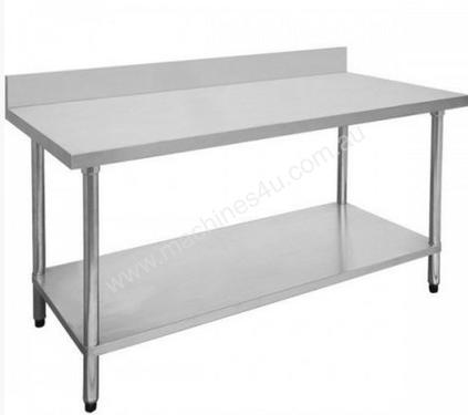 F.E.D. 1800-7-WBB Economic 304 Grade Stainless Steel Table with splashback 1800x700x900