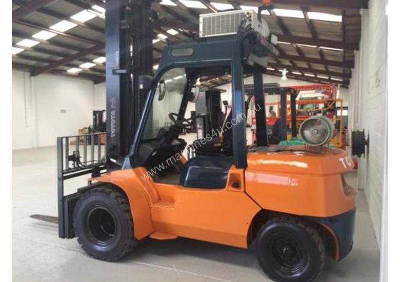 caption Used Toyota 7FG45 forklift - EOFY SALE