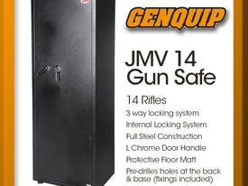 JMV 14 Gun Safe Rifle Firearm Storage Lock Box  - picture0' - Click to enlarge