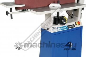 Slik 7.0b Oscillating Belt Sander 90 ~ 180 Tilting Sanding Belt & Includes Cabinet Stand 150 x 2515