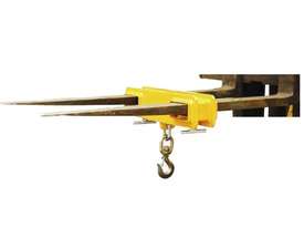 NEW 2500kg forklift slip-on lifting hook attachment FREE DELIVERY - picture0' - Click to enlarge