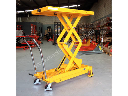 700kg double scissor lift table/trolley